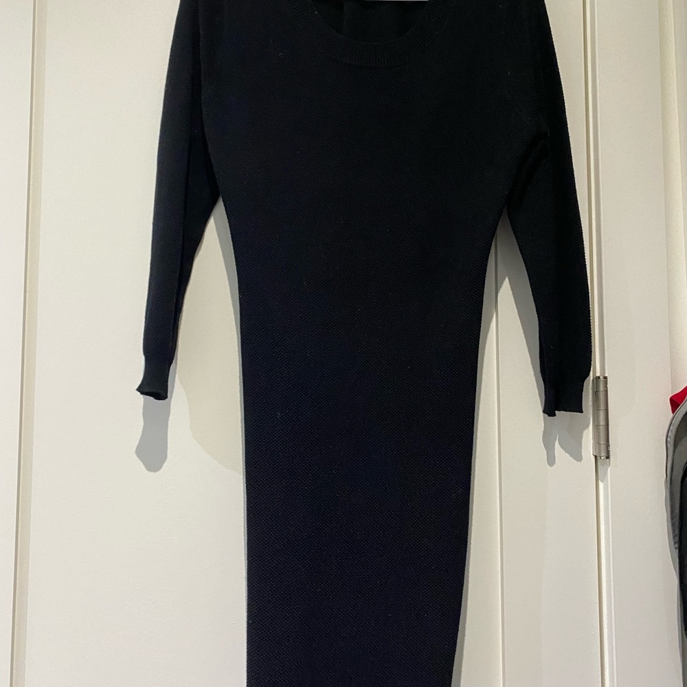 Knit sweater dress